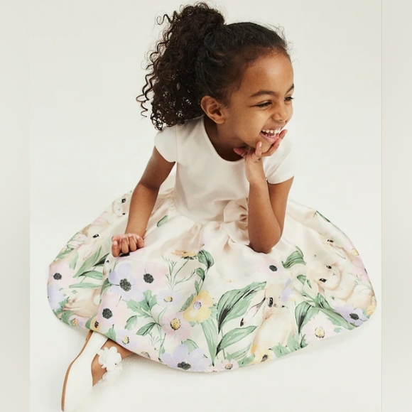 Girl's Rabbit Dress - Picture 2 of 5